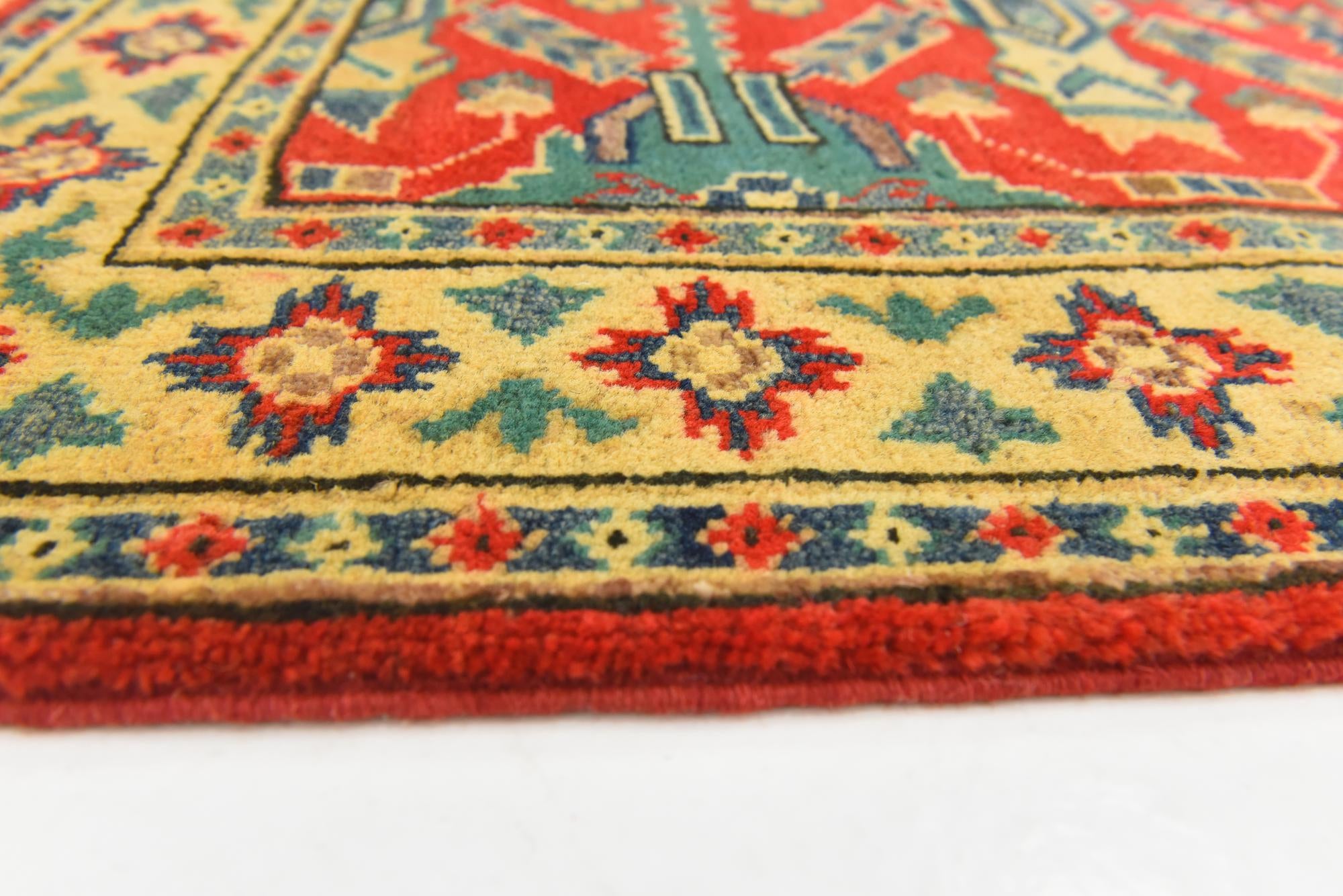 2' 10 x 3' 10 Hand Knotted Kazak Rug