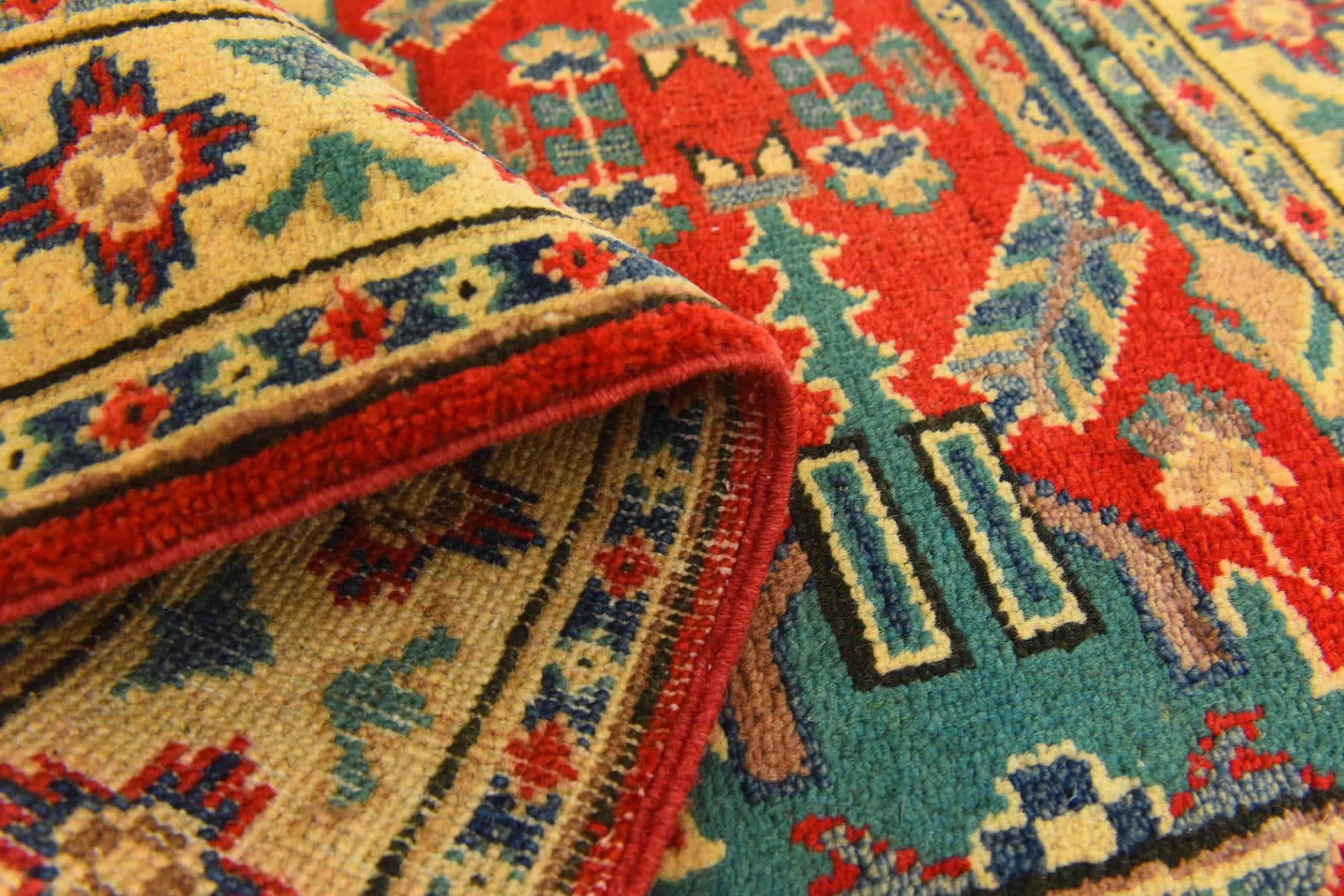 2' 10 x 3' 10 Hand Knotted Kazak Rug