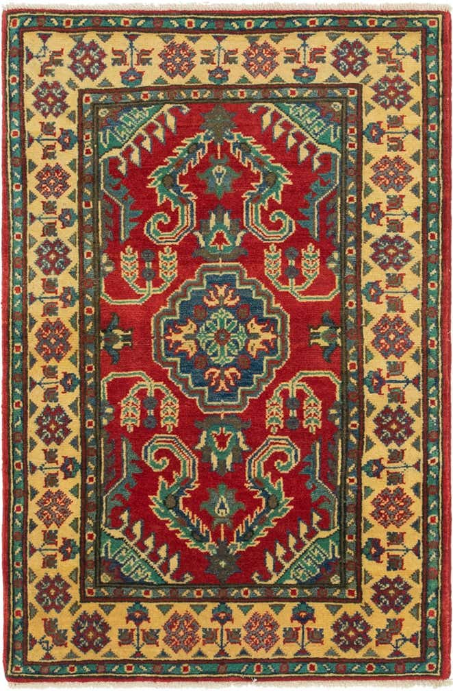 2' 8 x 4' 1 Hand Knotted Kazak Rug