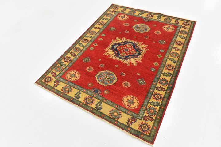 3' 10 x 5' 3 Hand Knotted Kazak Rug