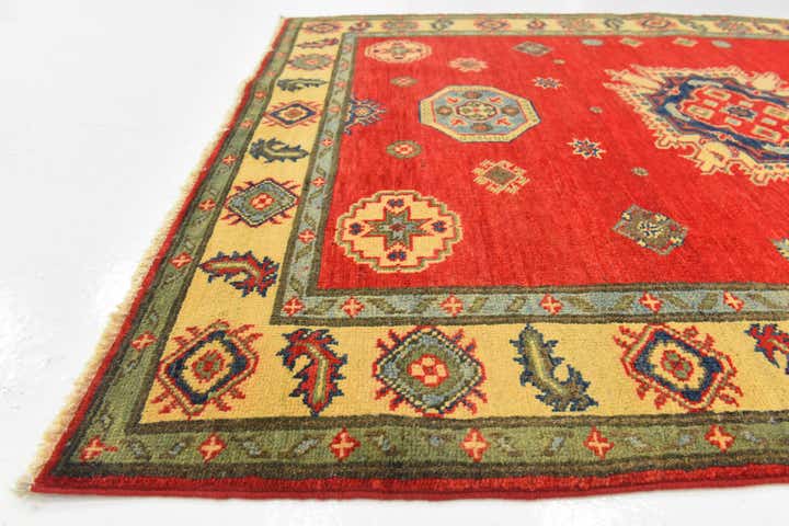 3' 10 x 5' 3 Hand Knotted Kazak Rug