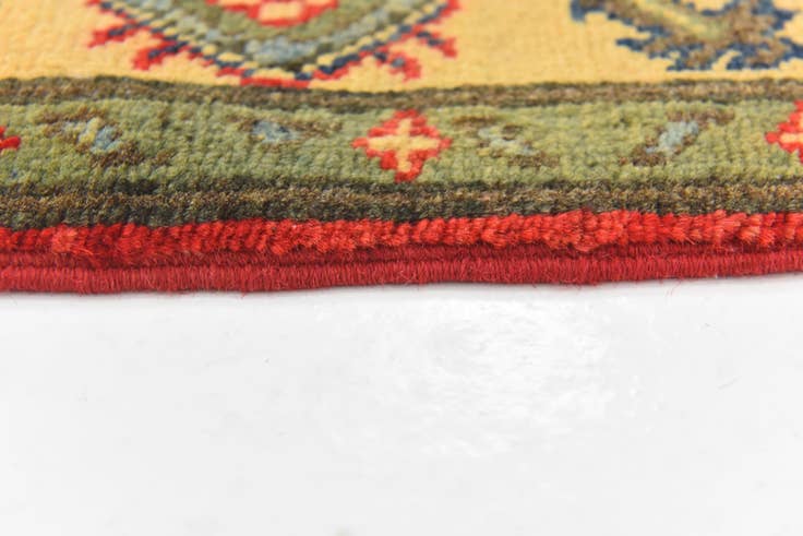 Detail image of 3' 10 x 5' 3 Hand Knotted Kazak Rug