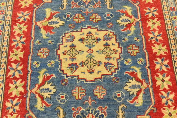 4' 1 x 6' 4 Hand Knotted Kazak Rug