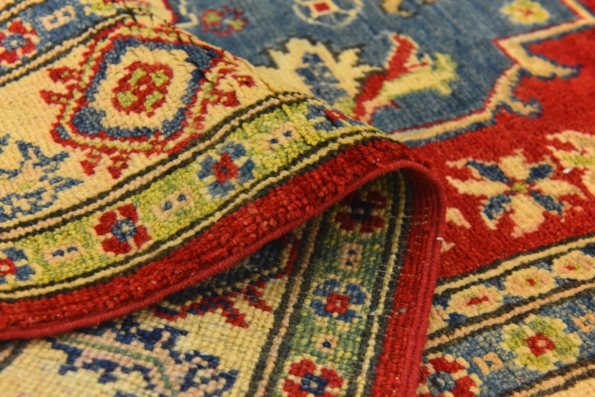 4' 1 x 6' 4 Hand Knotted Kazak Rug