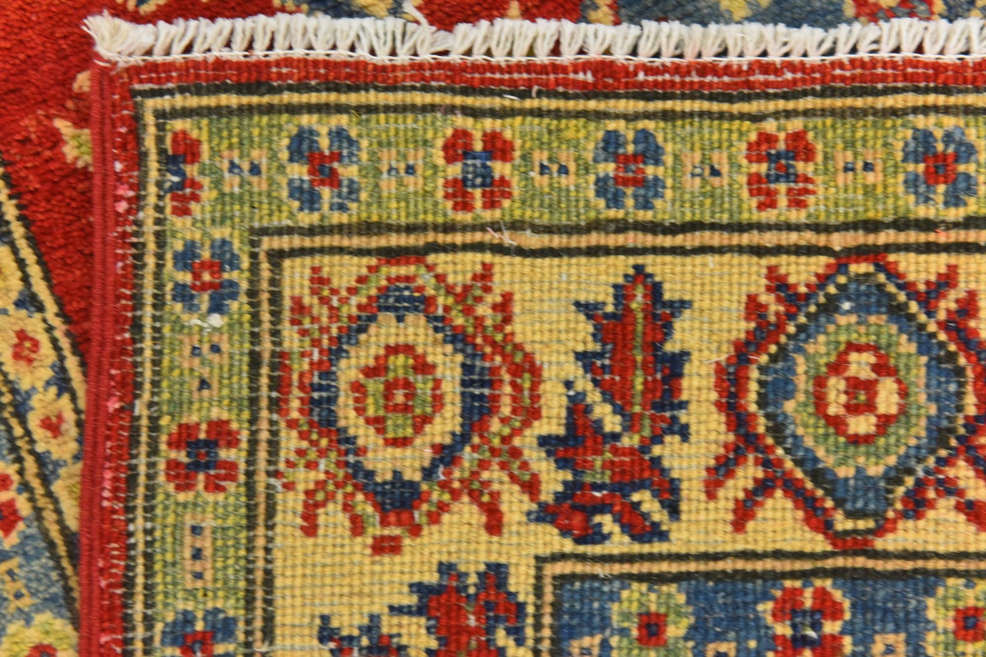 4' 1 x 6' 4 Hand Knotted Kazak Rug