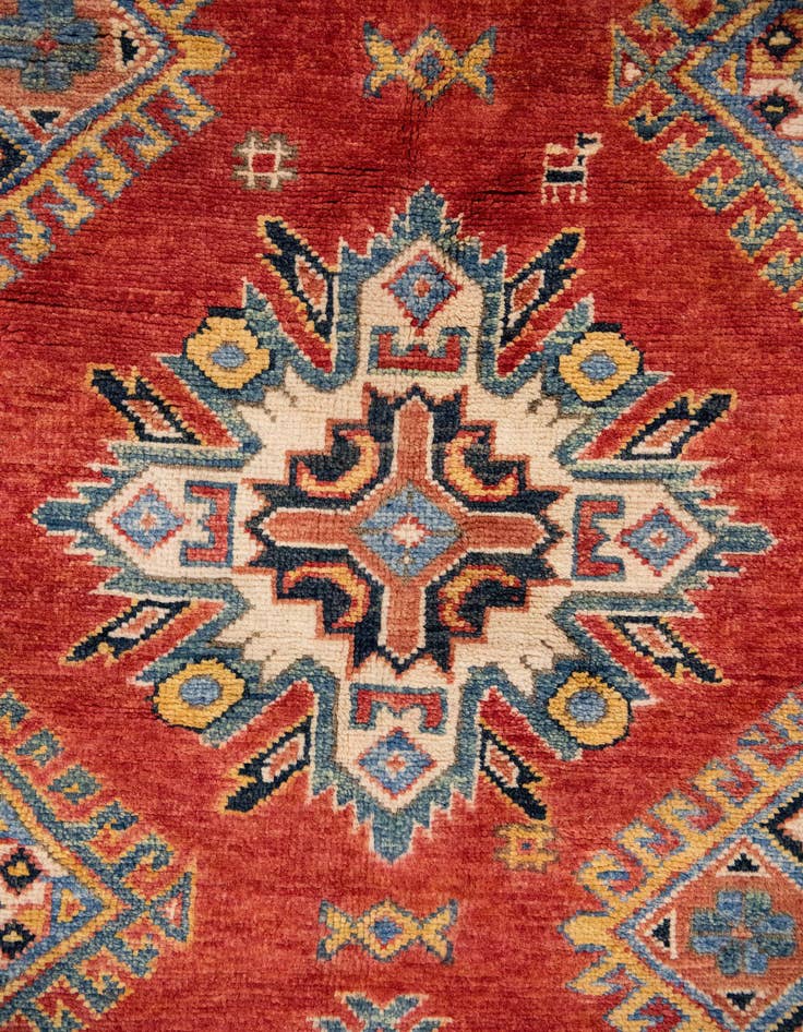 Detail image of 12' 2 x 17' 9  Hand Knotted Kazak Rug