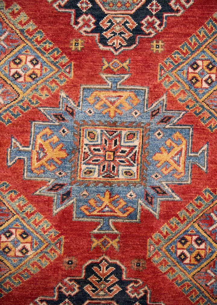 12' 2 x 17' 9 Hand Knotted Kazak Rug