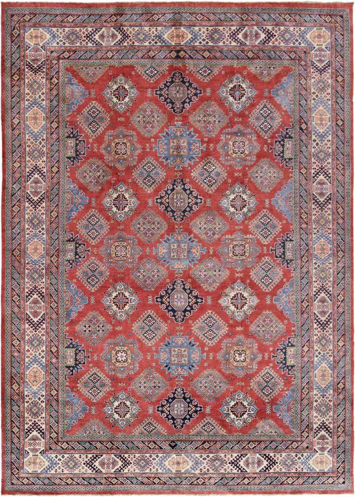 12' 2 x 17' 9 Hand Knotted Kazak Rug