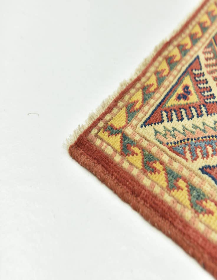 Detail image of 2' 9 x 4'  Hand Knotted Kazak Rug