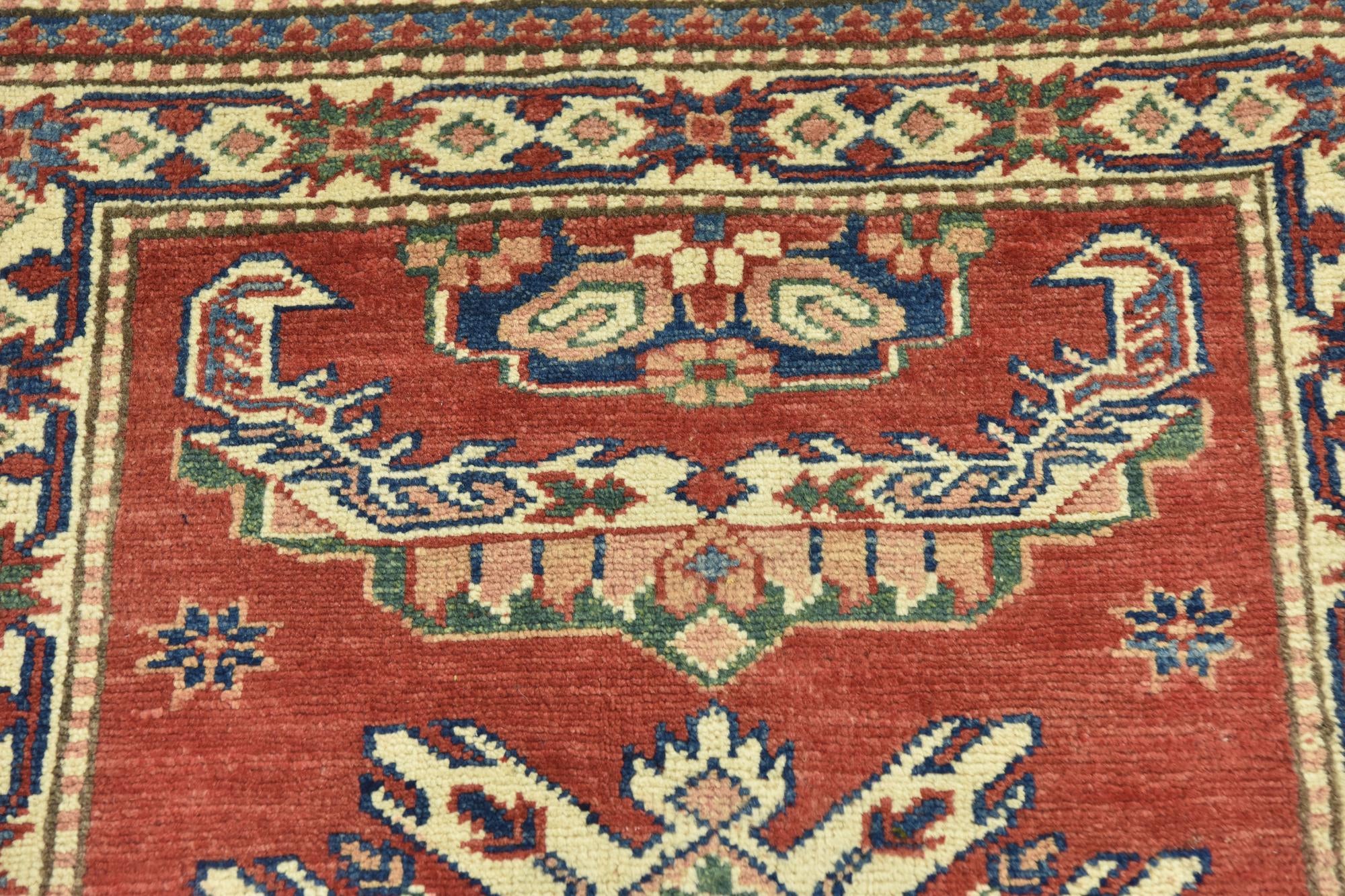 2' 9 x 3' 9 Hand Knotted Kazak Rug