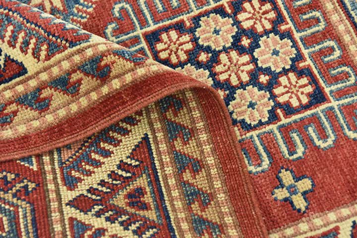 80cm x 125cm anudado a mano Kazak Alfombra