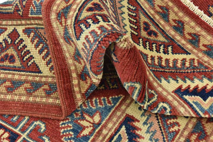 80cm x 125cm anudado a mano Kazak Alfombra