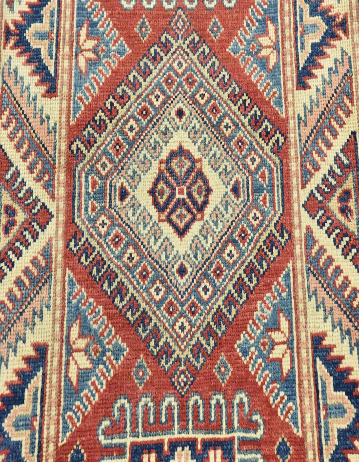 Detail image of 2' 8 x 4' 1  Hand Knotted Kazak Rug