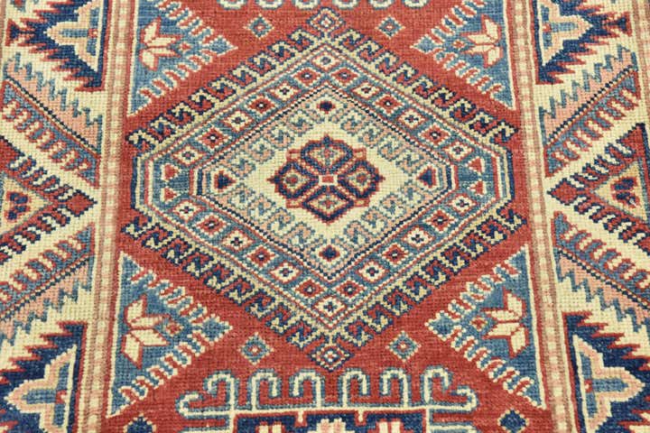 80cm x 125cm anudado a mano Kazak Alfombra