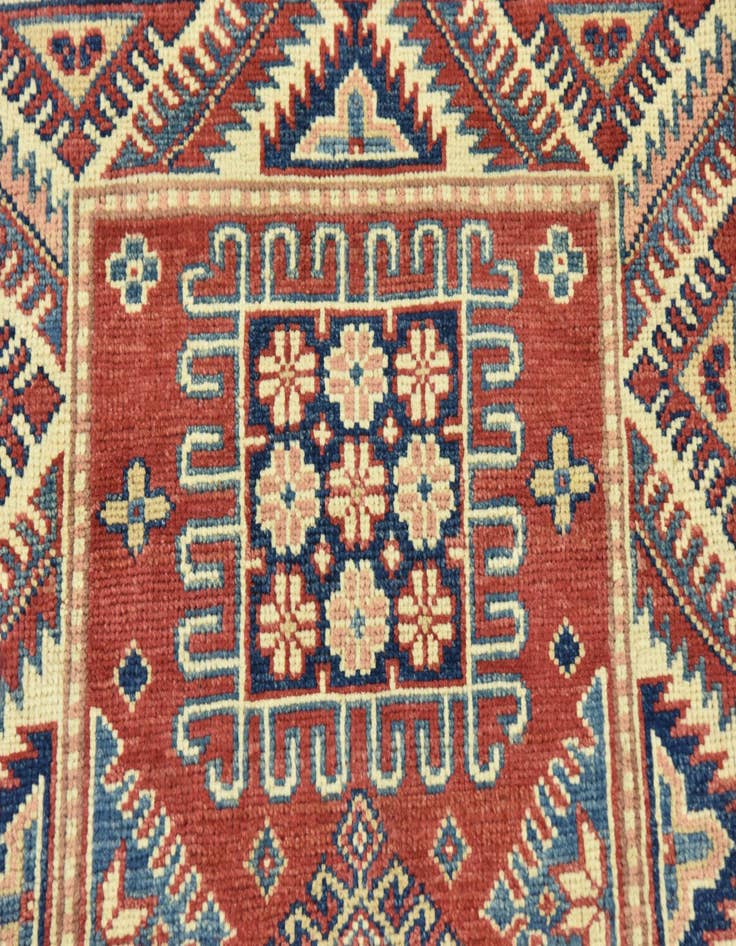 Detail image of 2' 8 x 4' 1  Hand Knotted Kazak Rug