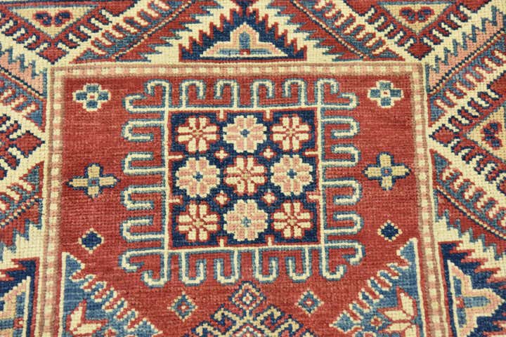 80cm x 125cm anudado a mano Kazak Alfombra