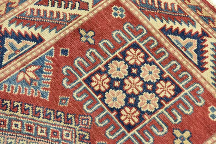 80cm x 125cm anudado a mano Kazak Alfombra