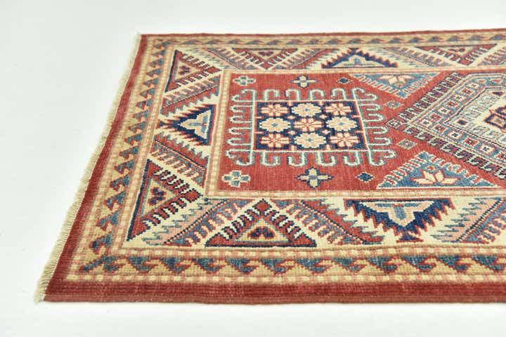 80cm x 125cm anudado a mano Kazak Alfombra