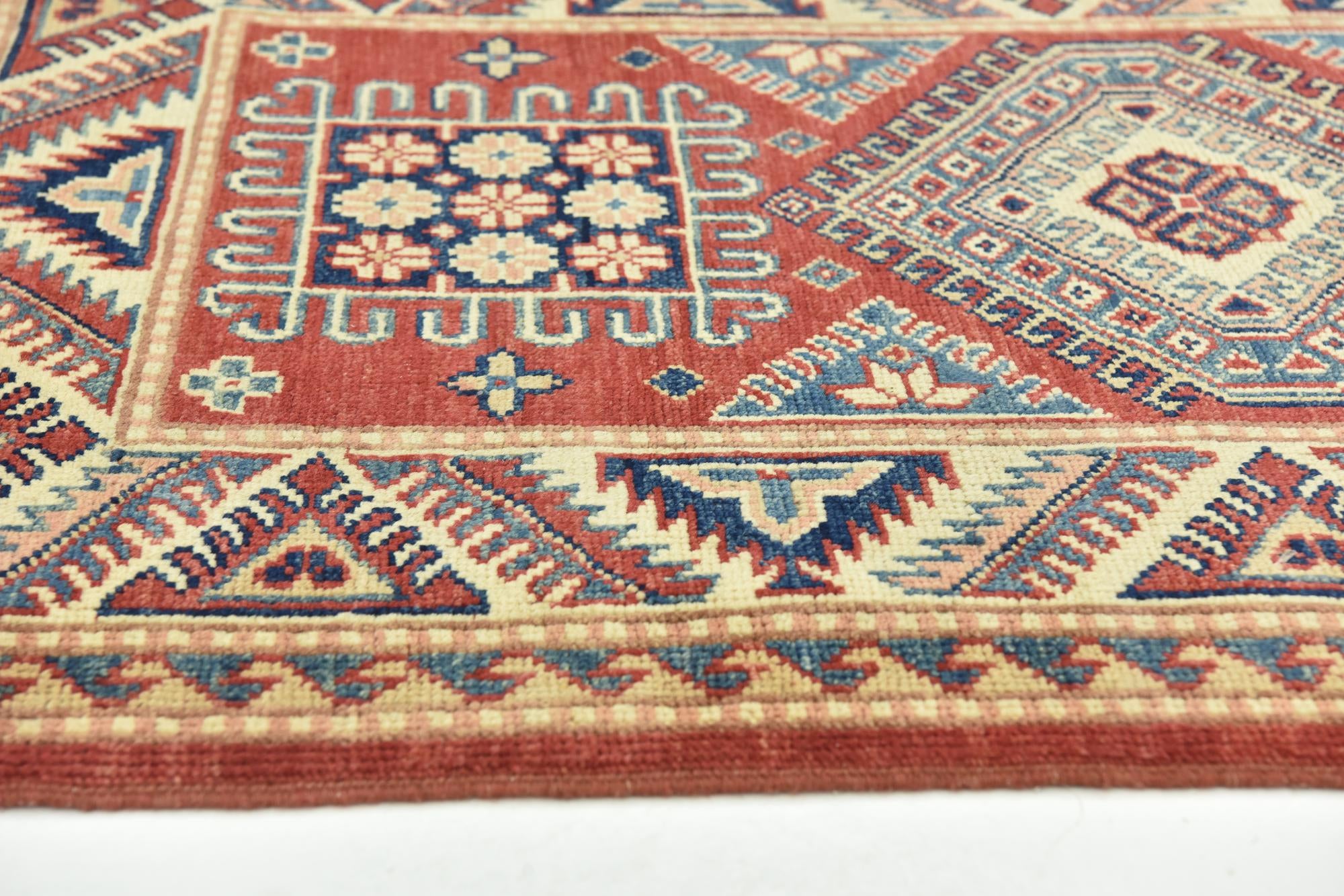 80cm x 125cm anudado a mano Kazak Alfombra