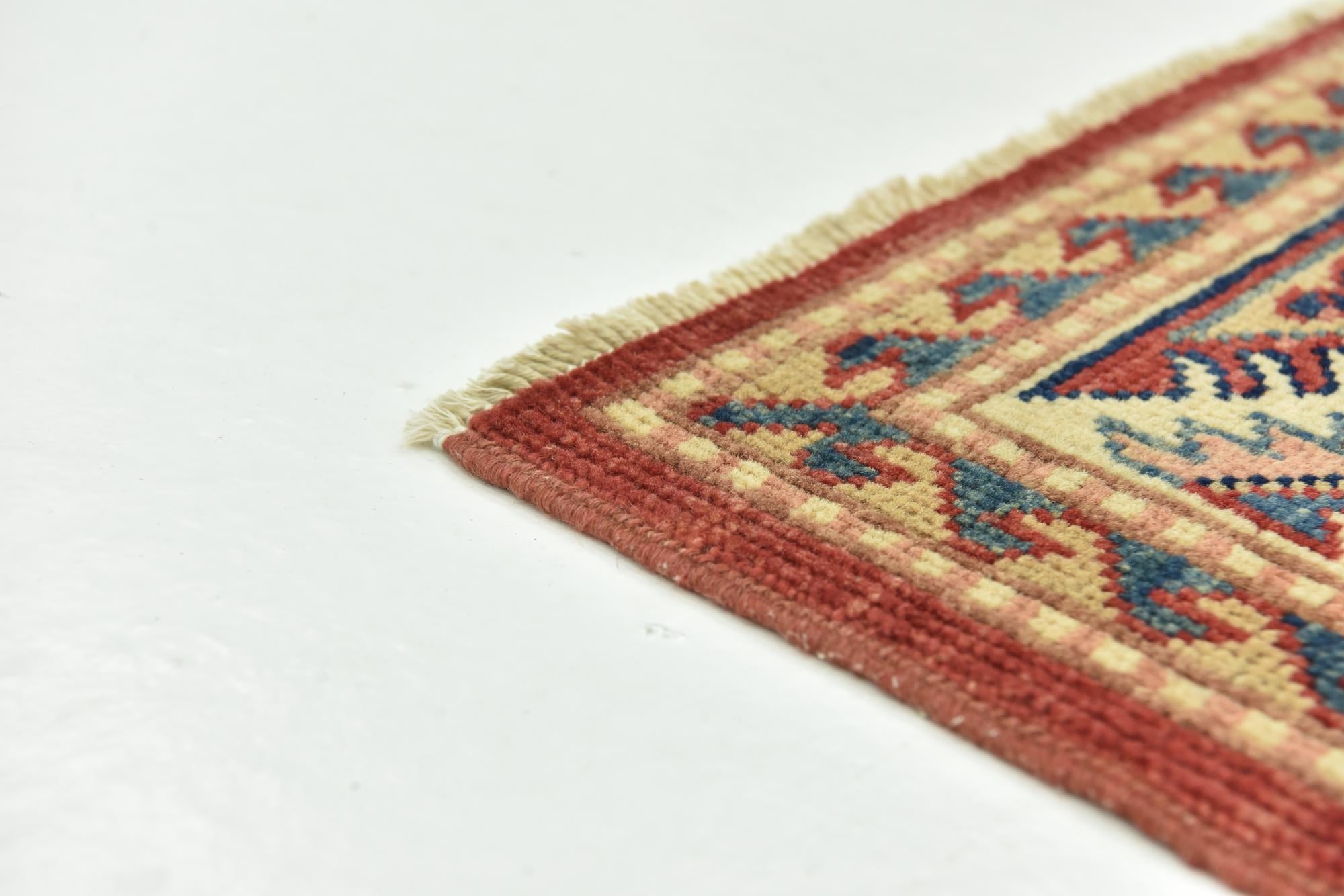 80cm x 125cm anudado a mano Kazak Alfombra