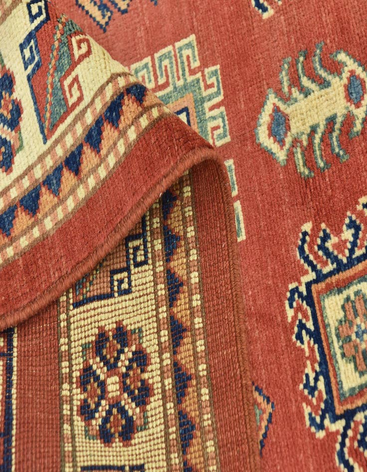 Detail image of 3' 1 x 4' 10  Hand Knotted Kazak Oriental Rug