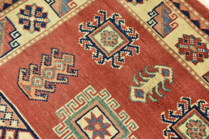 3' 1 x 4' 10 Hand Knotted Kazak Oriental Rug