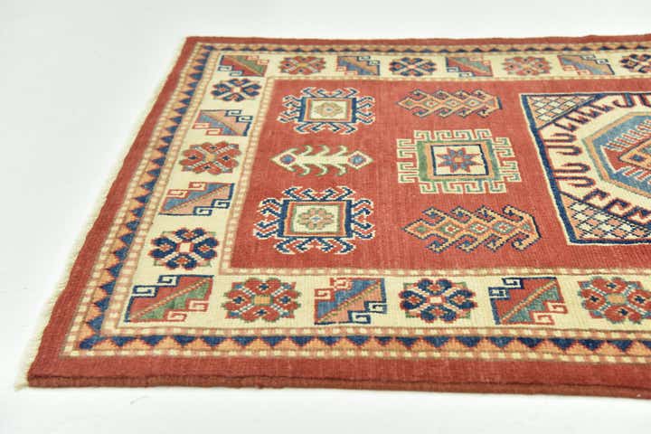 3' 1 x 4' 10 Hand Knotted Kazak Oriental Rug