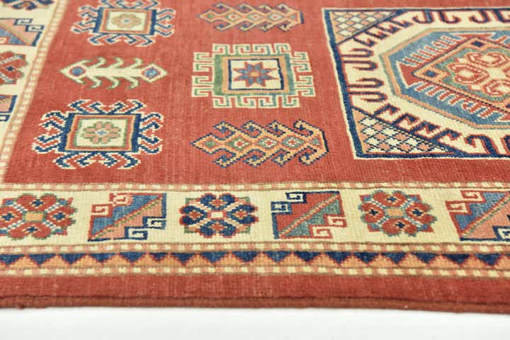 3' 1 x 4' 10 Hand Knotted Kazak Oriental Rug