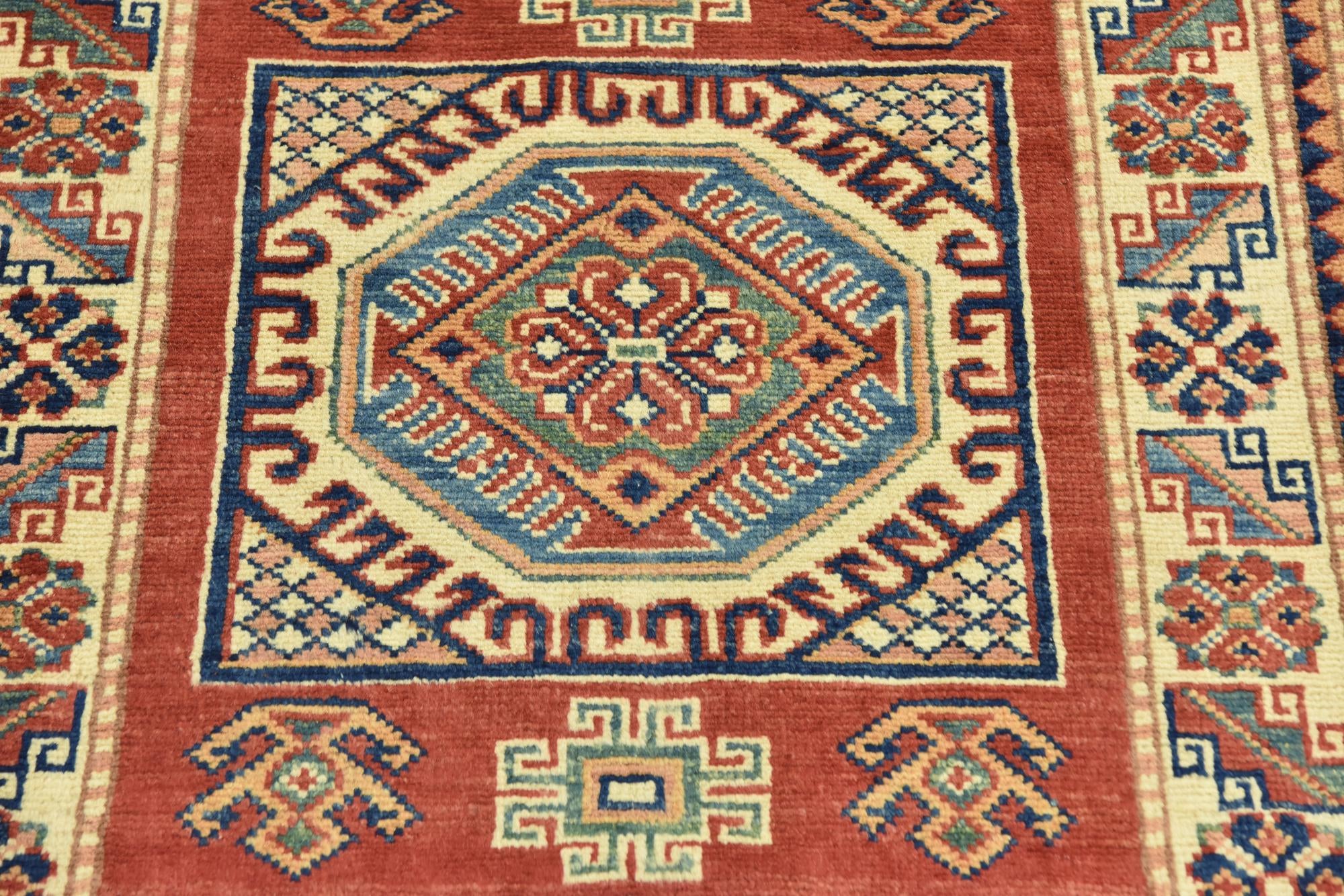 2' 9 x 3' 10 Hand Knotted Kazak Rug