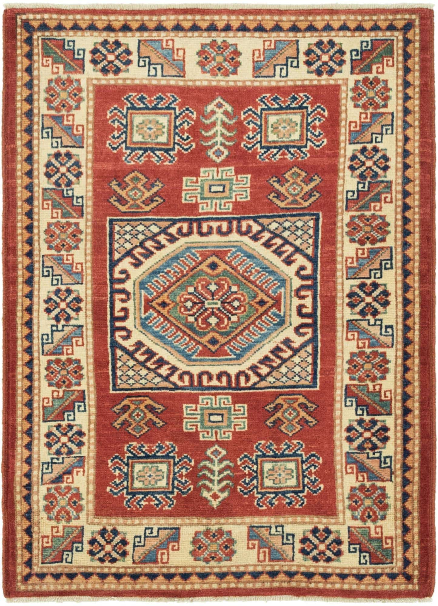 2' 9 x 3' 10 Hand Knotted Kazak Rug