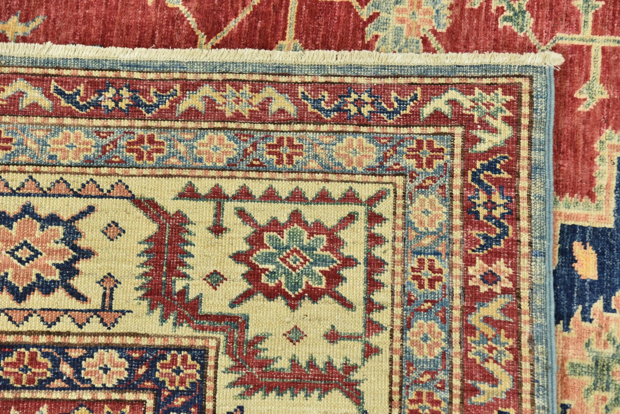 6' 6 x 9' 8 Hand Knotted Kazak Oriental Rug