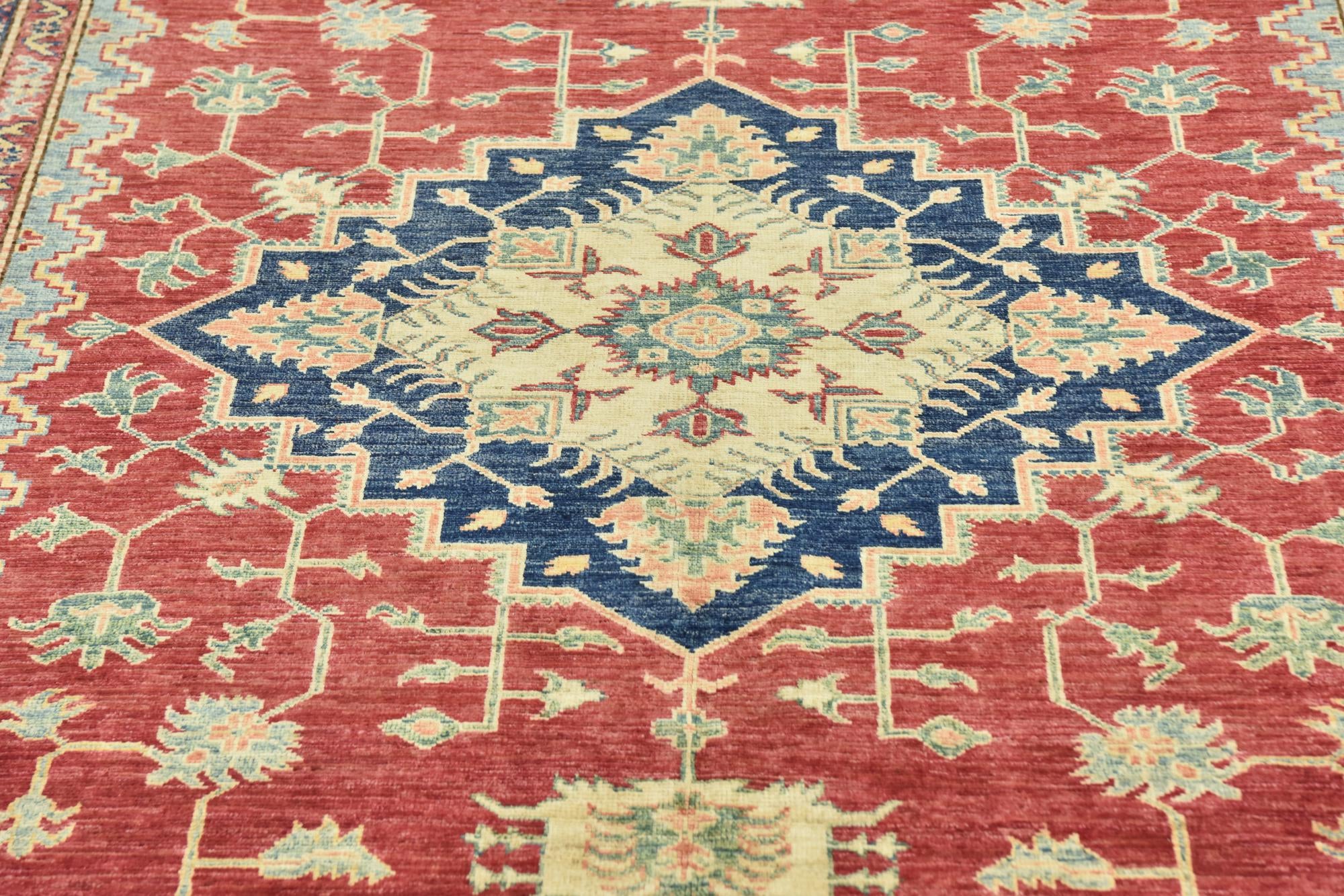 6' 6 x 9' 8 Hand Knotted Kazak Oriental Rug