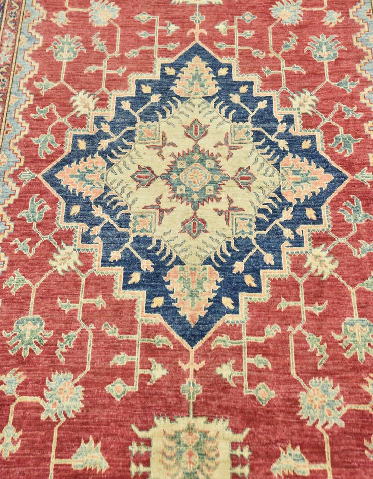 Detail image of 6' 6 x 9' 8 Hand Knotted Kazak Oriental Rug