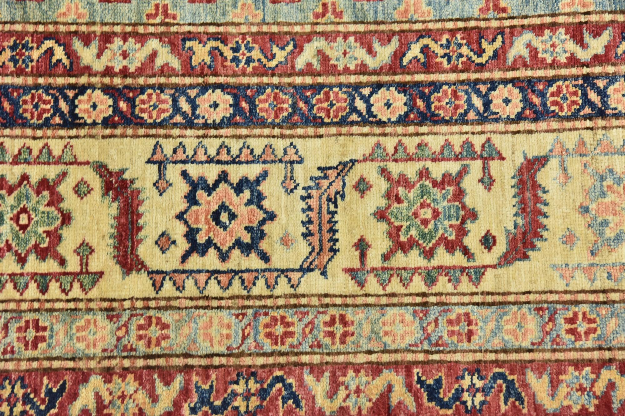 6' 6 x 9' 8 Hand Knotted Kazak Oriental Rug