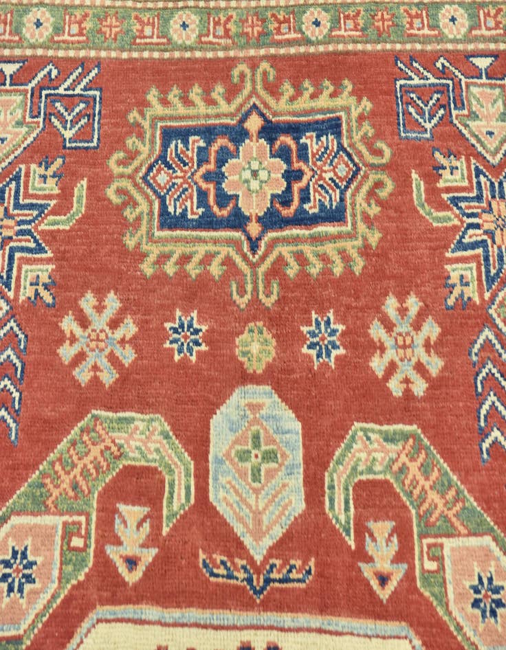 Detail image of 6' 3 x 8' 7  Hand Knotted Kazak Rug
