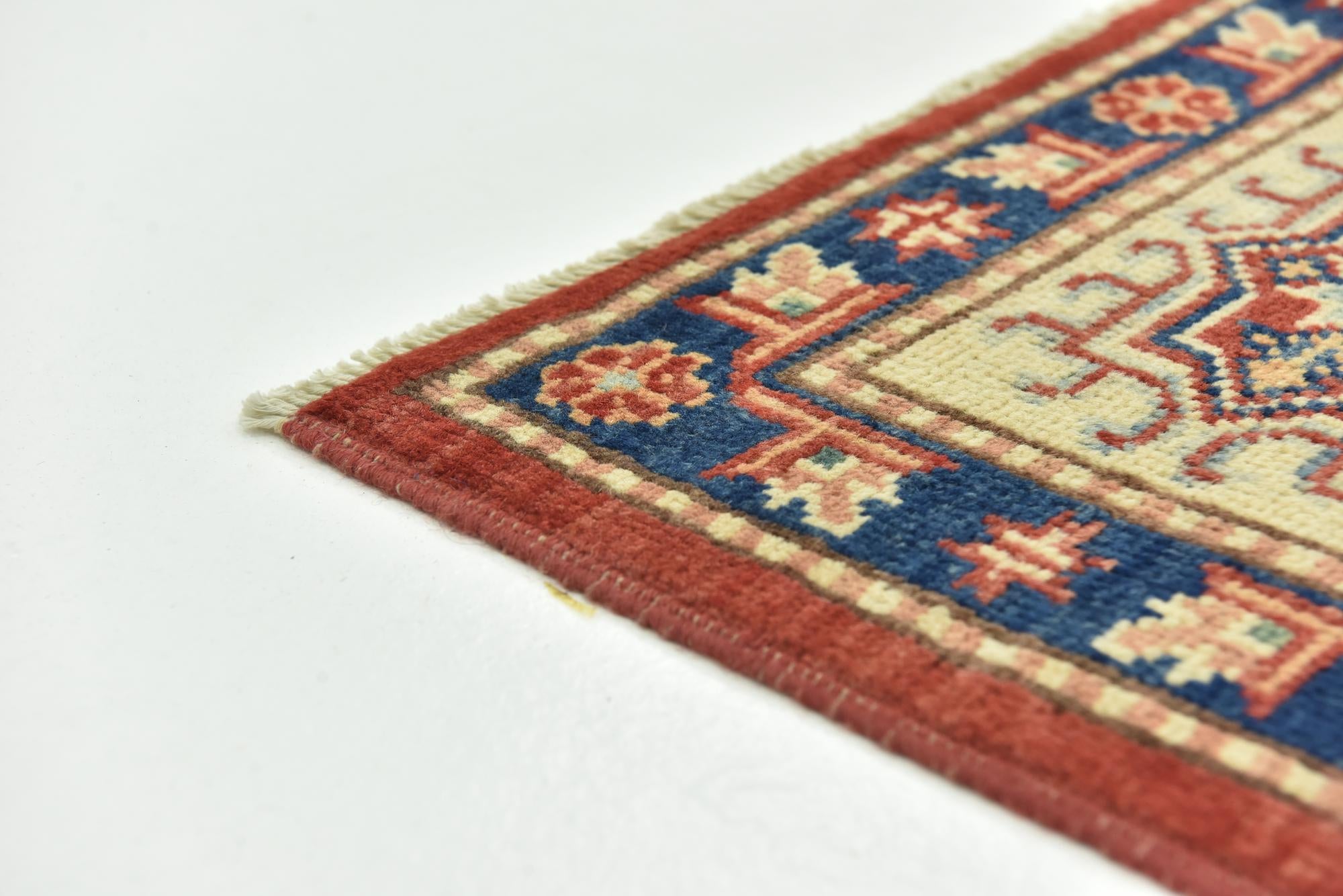 6' 3 x 8' 7 Hand Knotted Kazak Rug