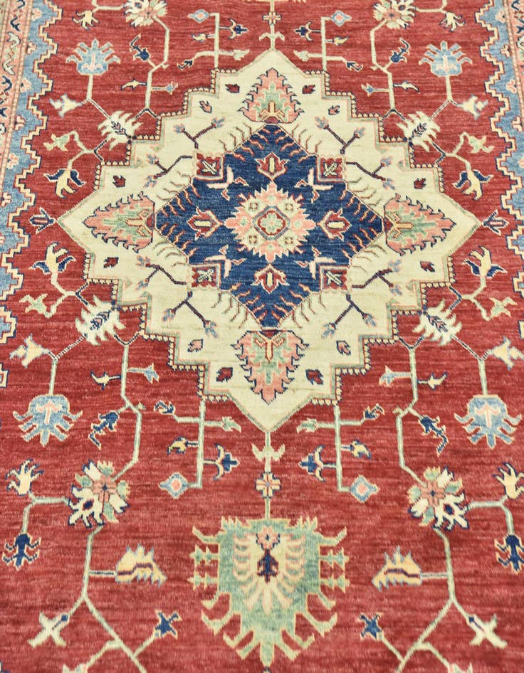 Detail image of 6' 7 x 9' 9 Hand Knotted Kazak Oriental Rug
