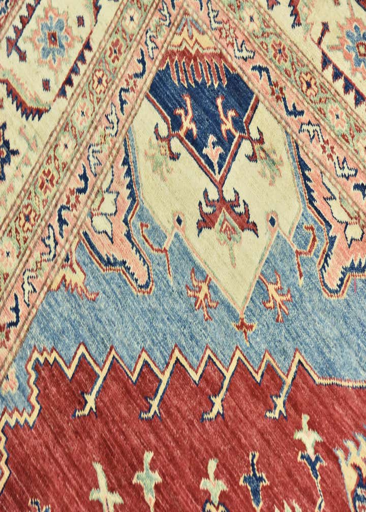 6' 7 x 9' 9 Hand Knotted Kazak Oriental Rug