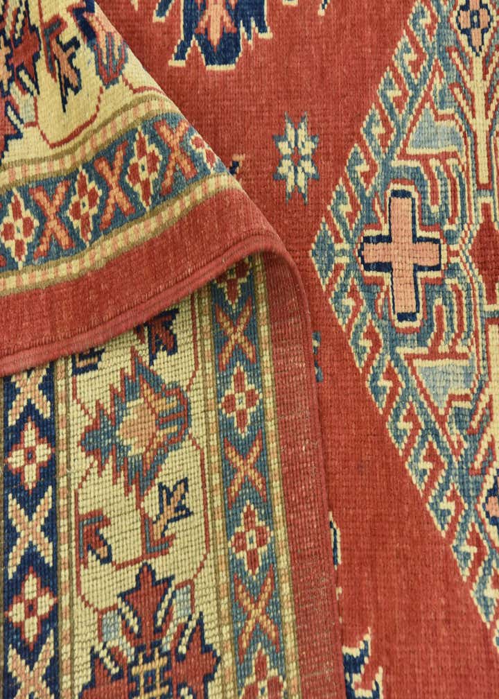 6' 3 x 8' 7 Hand Knotted Kazak Rug