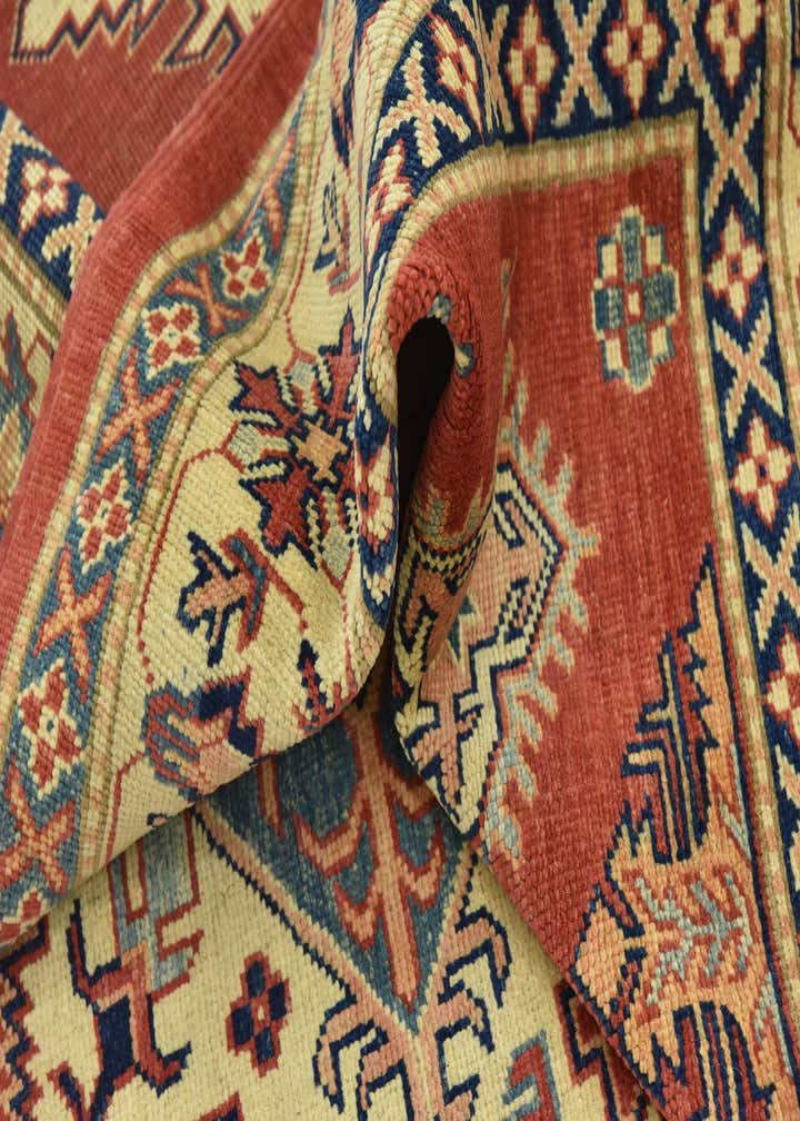 6' 3 x 8' 7 Hand Knotted Kazak Rug