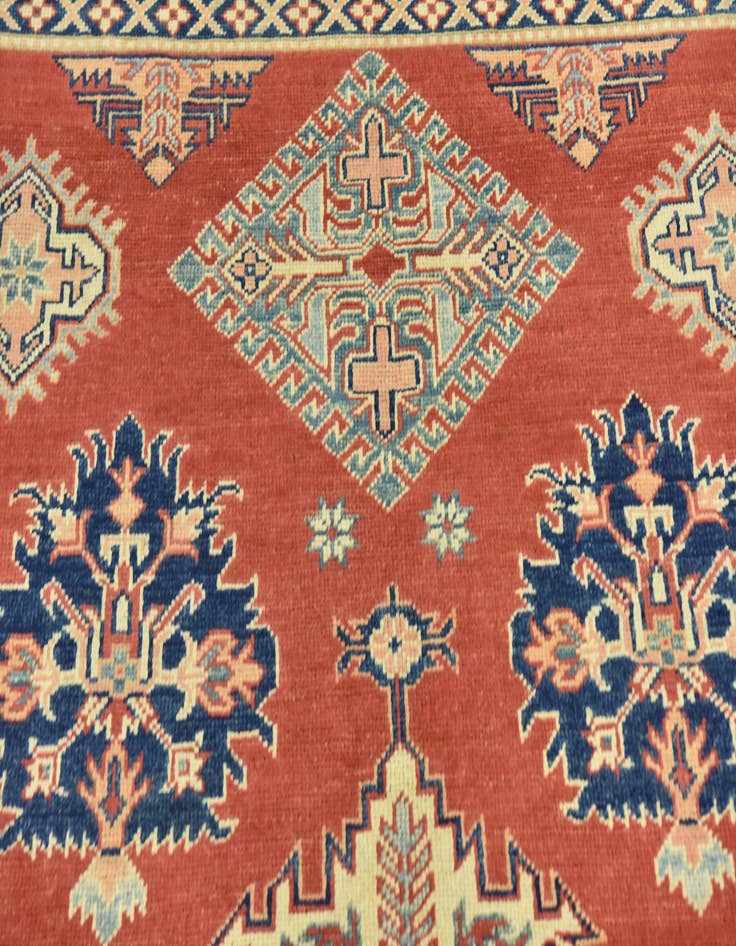 Detail image of 6' 3 x 8' 7 Hand Knotted Kazak Rug