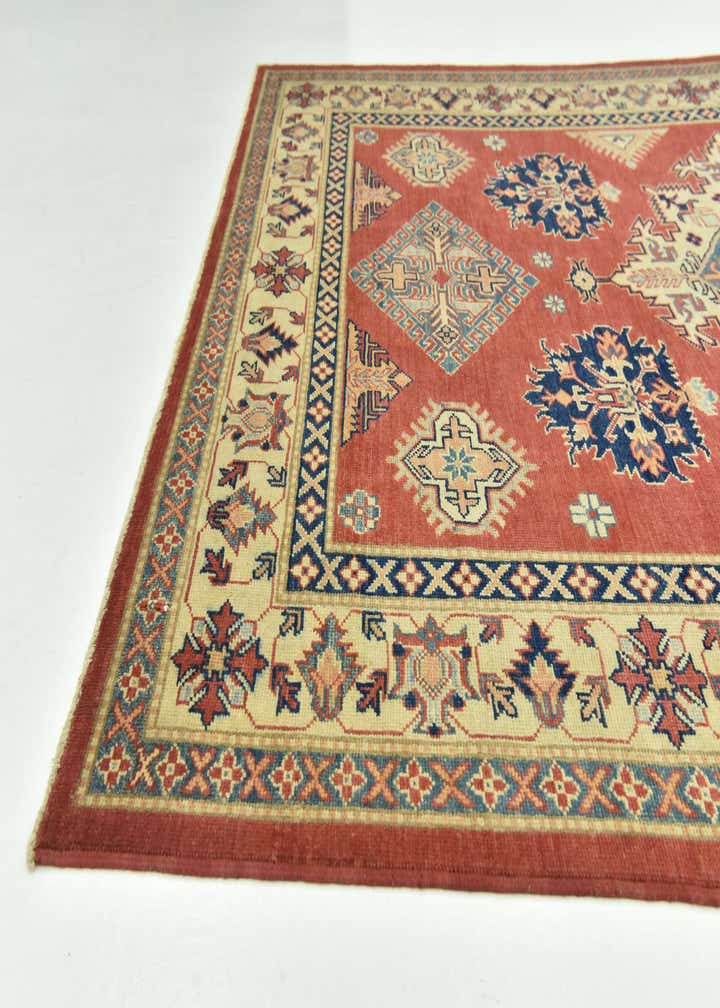 6' 3 x 8' 7 Hand Knotted Kazak Rug