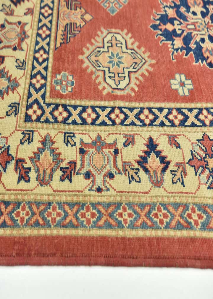 6' 3 x 8' 7 Hand Knotted Kazak Rug