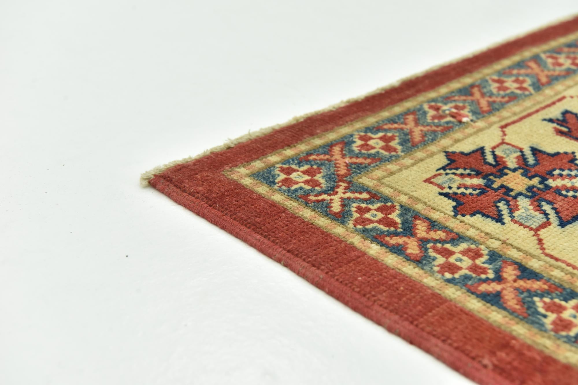 6' 3 x 8' 7 Hand Knotted Kazak Rug