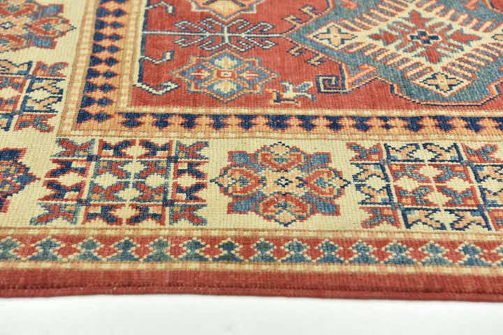 5' 10 x 8' 9 Hand Knotted Kazak Rug