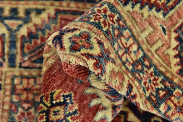 6' 3 x 9' 6 Hand Knotted Kazak Rug