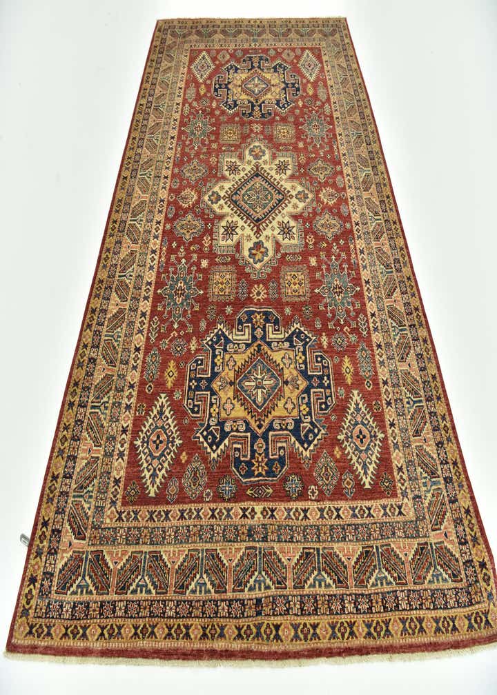 6' 3 x 9' 6 Hand Knotted Kazak Rug