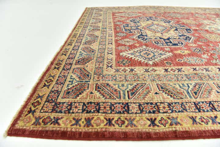 6' 3 x 9' 6 Hand Knotted Kazak Rug