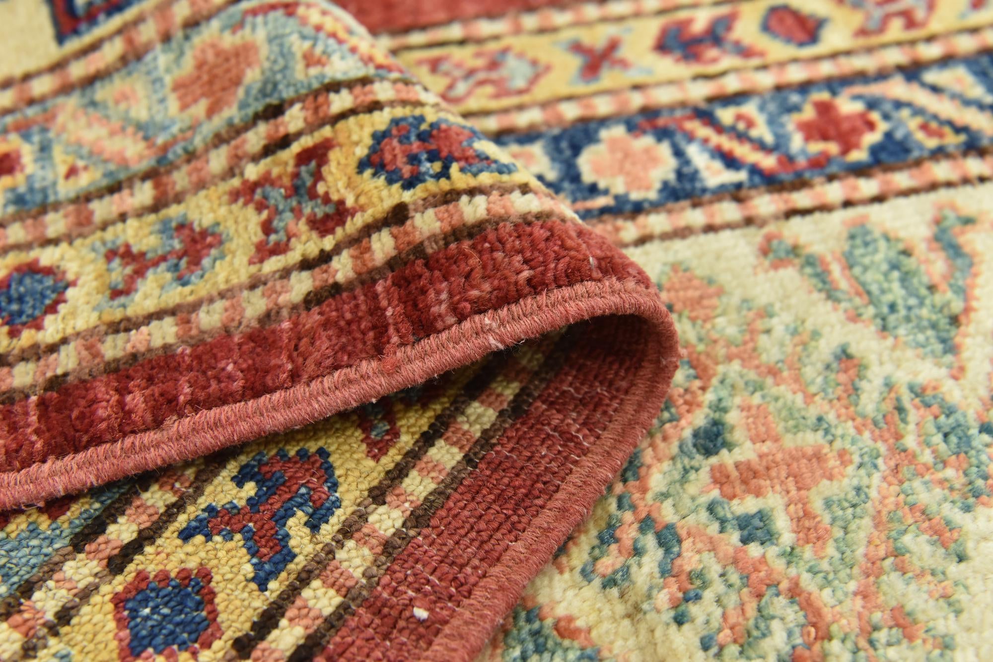 7' 1 x 9' 9 Hand Knotted Kazak Rug