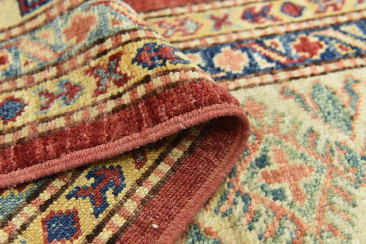 7' 1 x 9' 9 Hand Knotted Kazak Rug